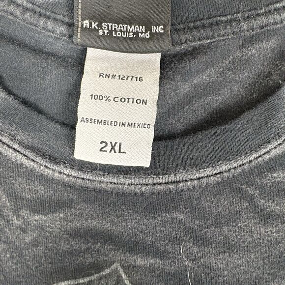 Harley-Davidson Skull Graphic Tee XXL Affliction Style Biker T-Shirt Colorado - Picture 5 of 8